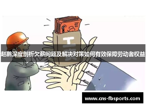 赵鹏深度剖析欠薪问题及解决对策如何有效保障劳动者权益